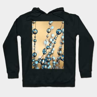 Gold and Blue Grass Seed Drops II Hoodie